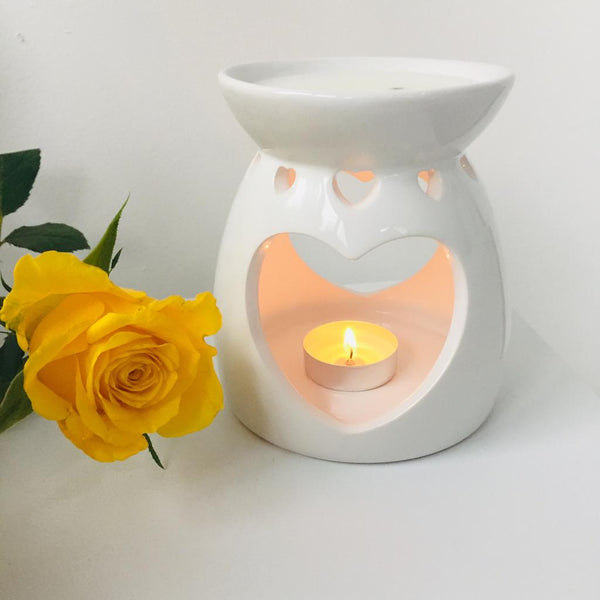 Ceramic Heart Wax Burner